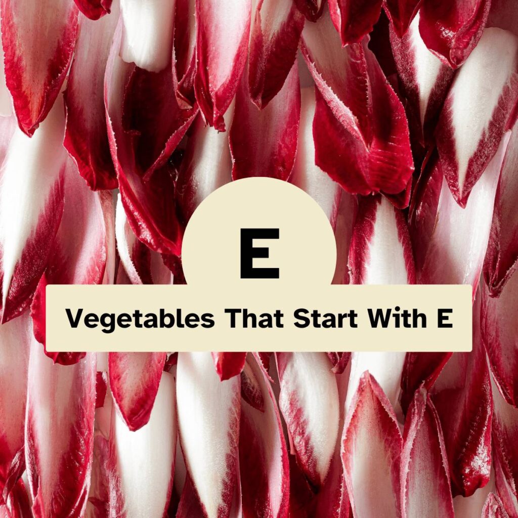 Vegetables That Start With E