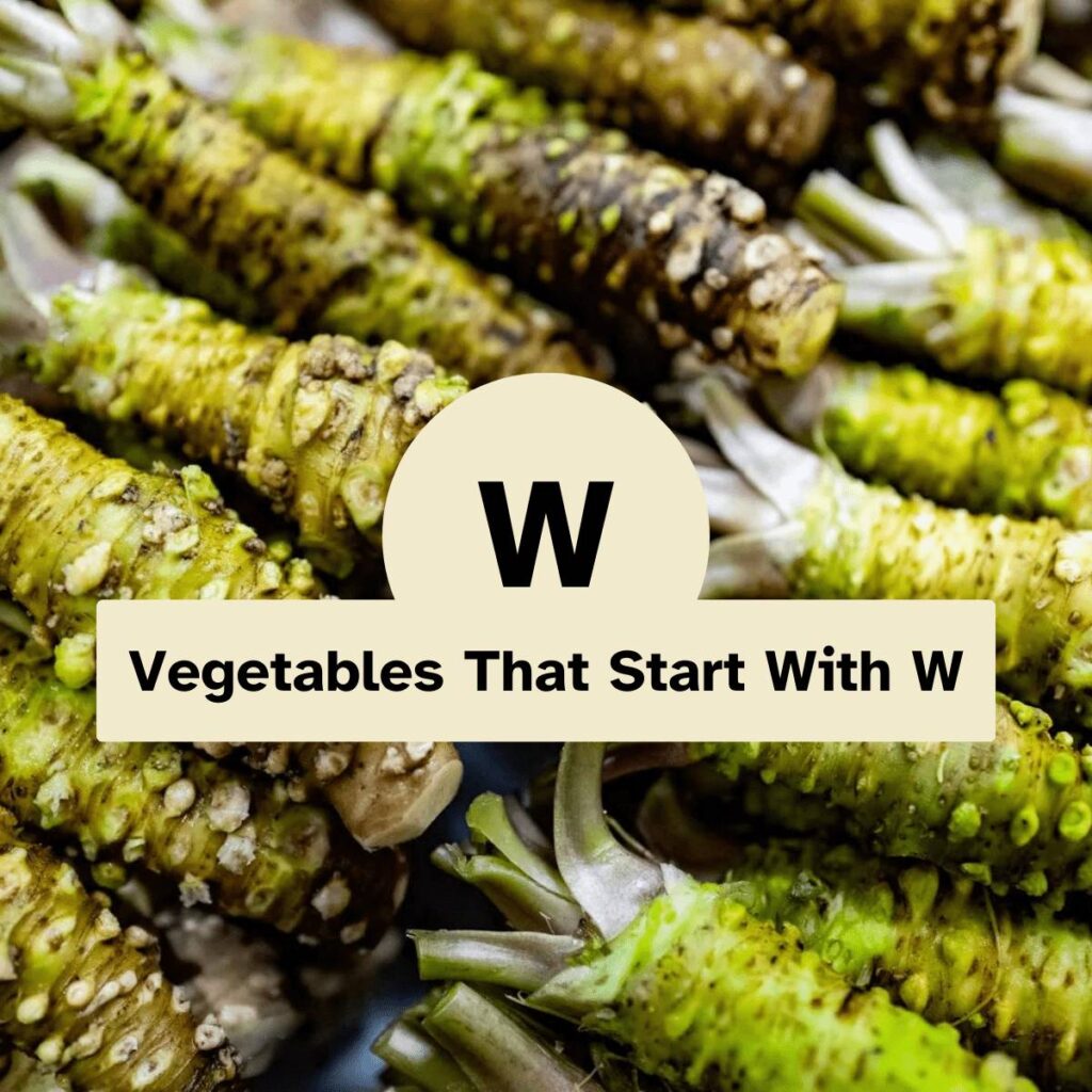 Vegetables That Start With W