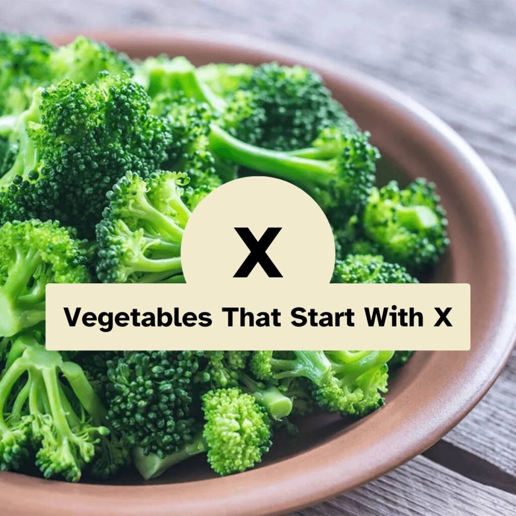 Vegetables That Start With X