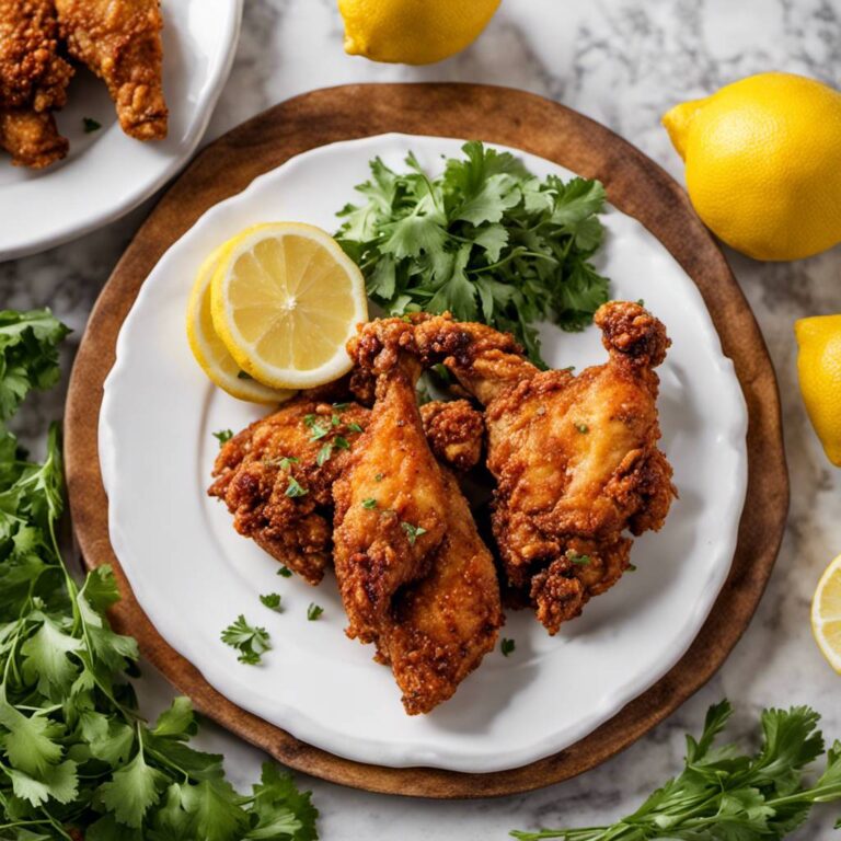 Homemade Moroccan Fried Chicken